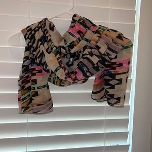 Aztec print scarf- Like New!
